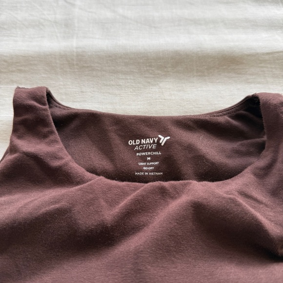 Old Navy Women's Dark Brown Tank Top - Picture 3 of 4